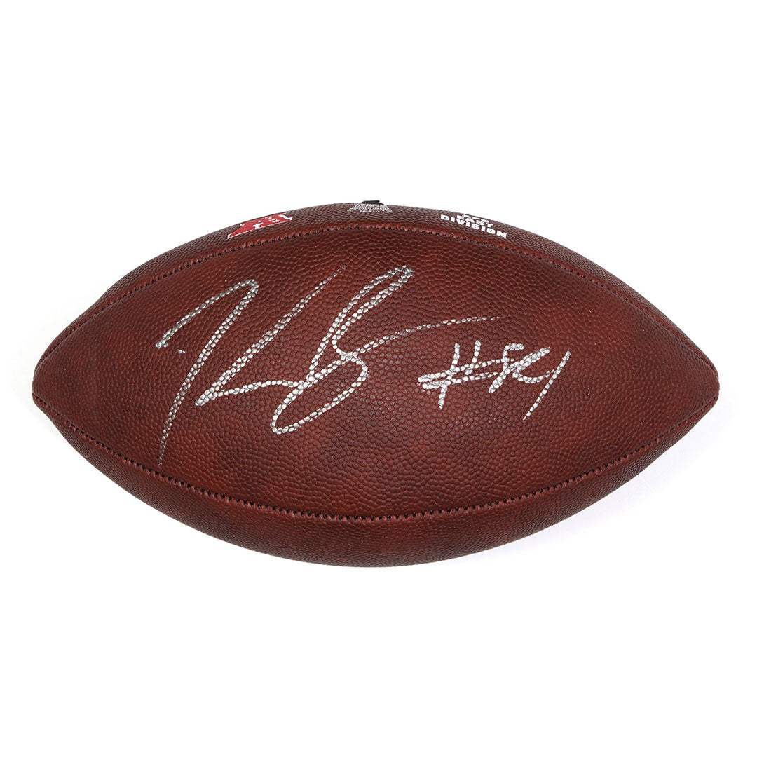 Authentically Signed Kendrick Bourne Patriots Football