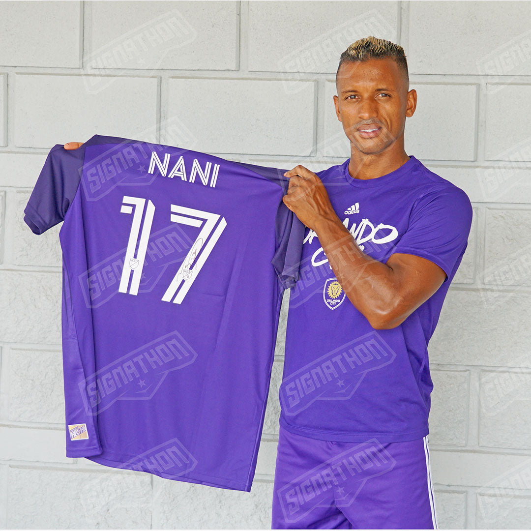 Authentically Signed Luis Nani MLS Orlando City Jersey Signathon